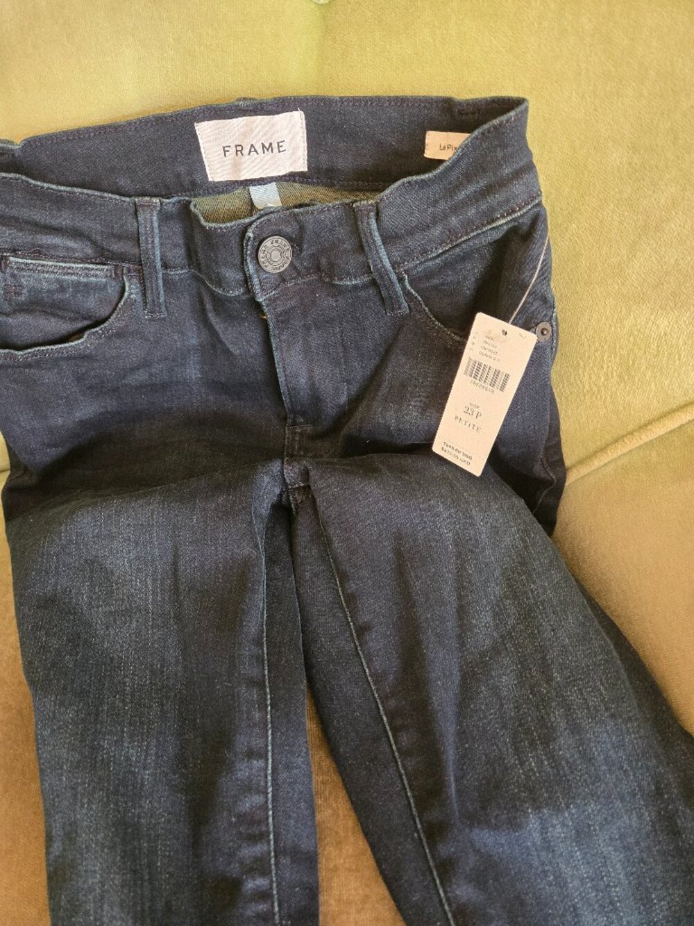 Frame denim La pixie high flare 23 petite